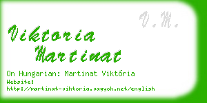 viktoria martinat business card
